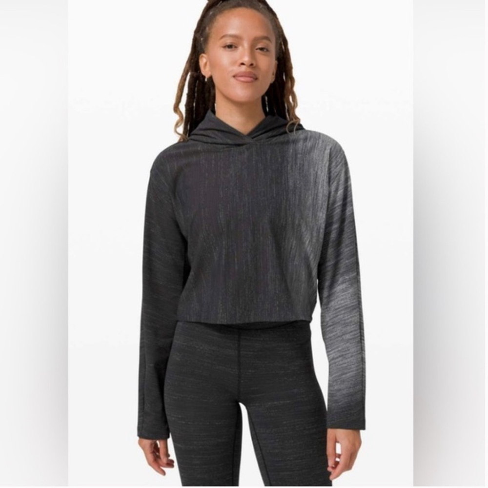Lululemon Varsa Hoodie Lululemon Lab Black Hooded Activewear Sweater
